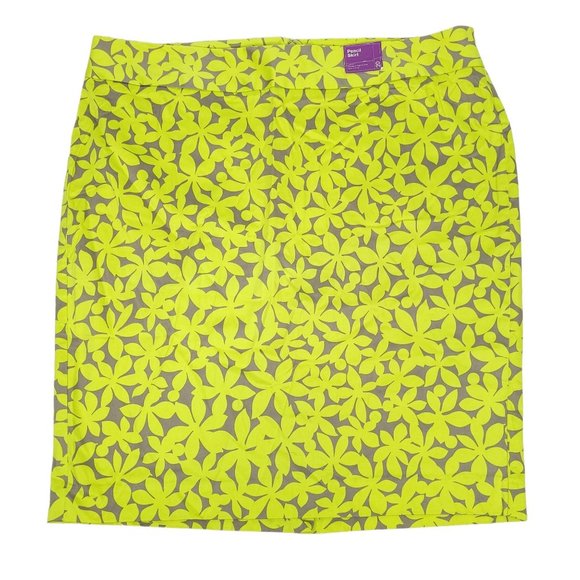 Lane Bryant Dresses & Skirts - Lane Bryant Pencil Skirt NEW Classic Straight Green Taupe Women Size 20 Floral